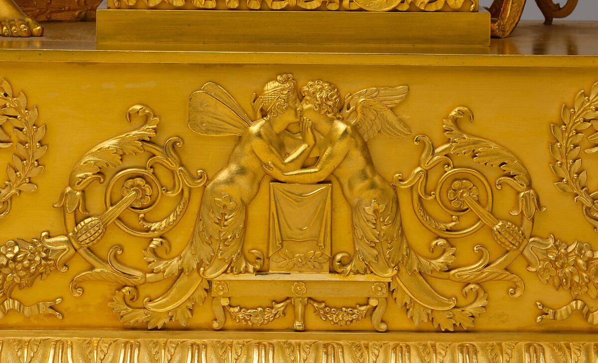 Love and Innocence, Gilt bronze, enamel, French