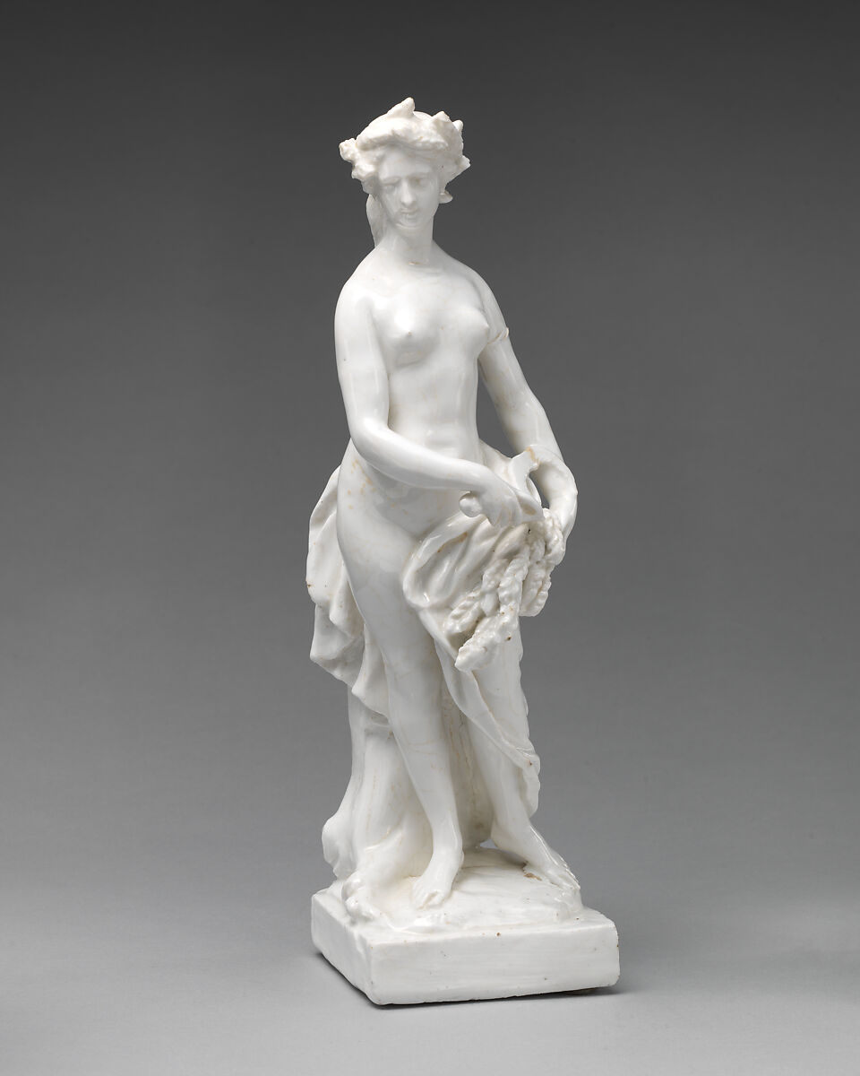 Ceres, Chelsea Porcelain Manufactory (British, 1744–1784), Soft-paste porcelain, British, Chelsea 