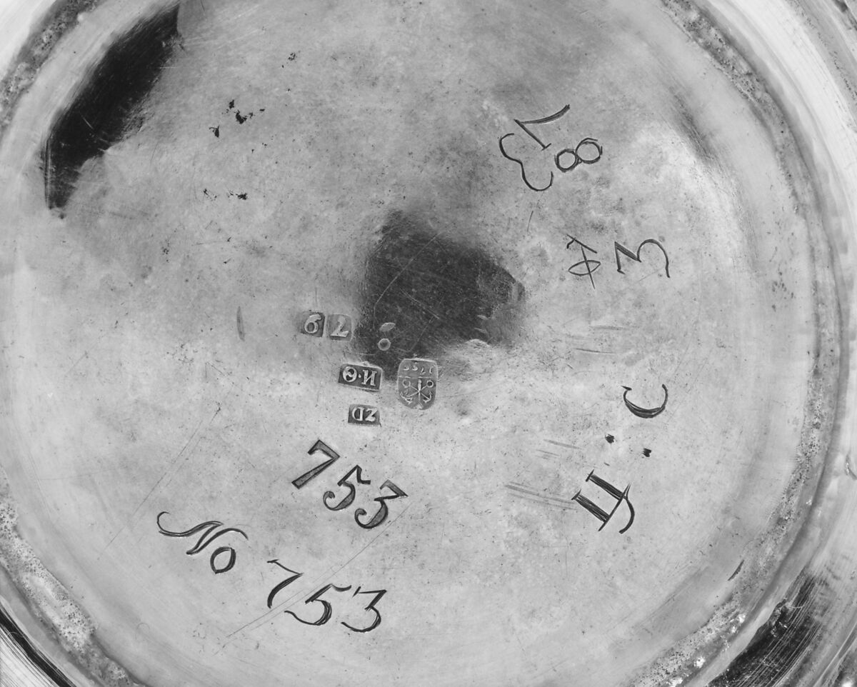 Two bottle coolers, Zacharias Deichman the Elder (working 1731–76), Silver, Russian, St. Petersburg