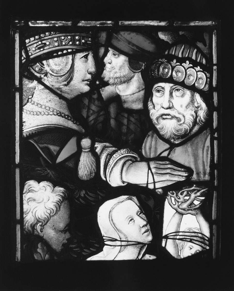 Panel, Stained glass, Flemish