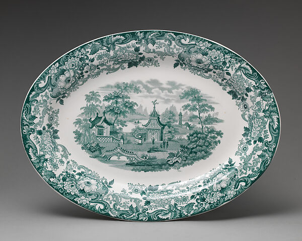 Dish, Wedgwood and Co., Pottery, British, Staffordshire 