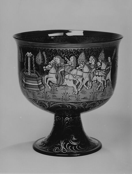 Bowl, Glass, Italian, Venice 