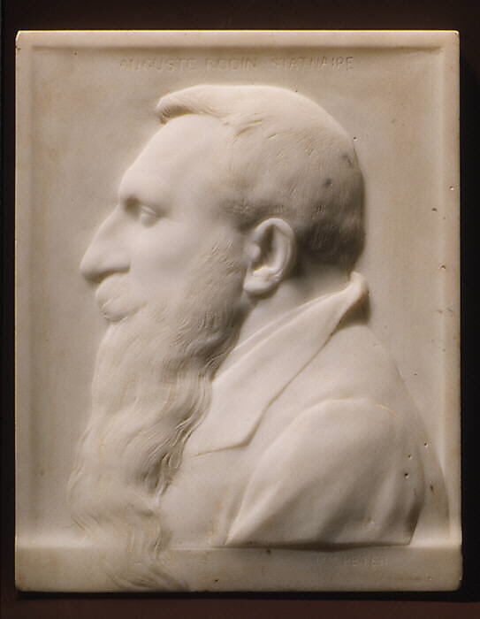 Portrait of Auguste Rodin, Victor Peter (French, Paris 1840–1918 Paris), Marble, French 