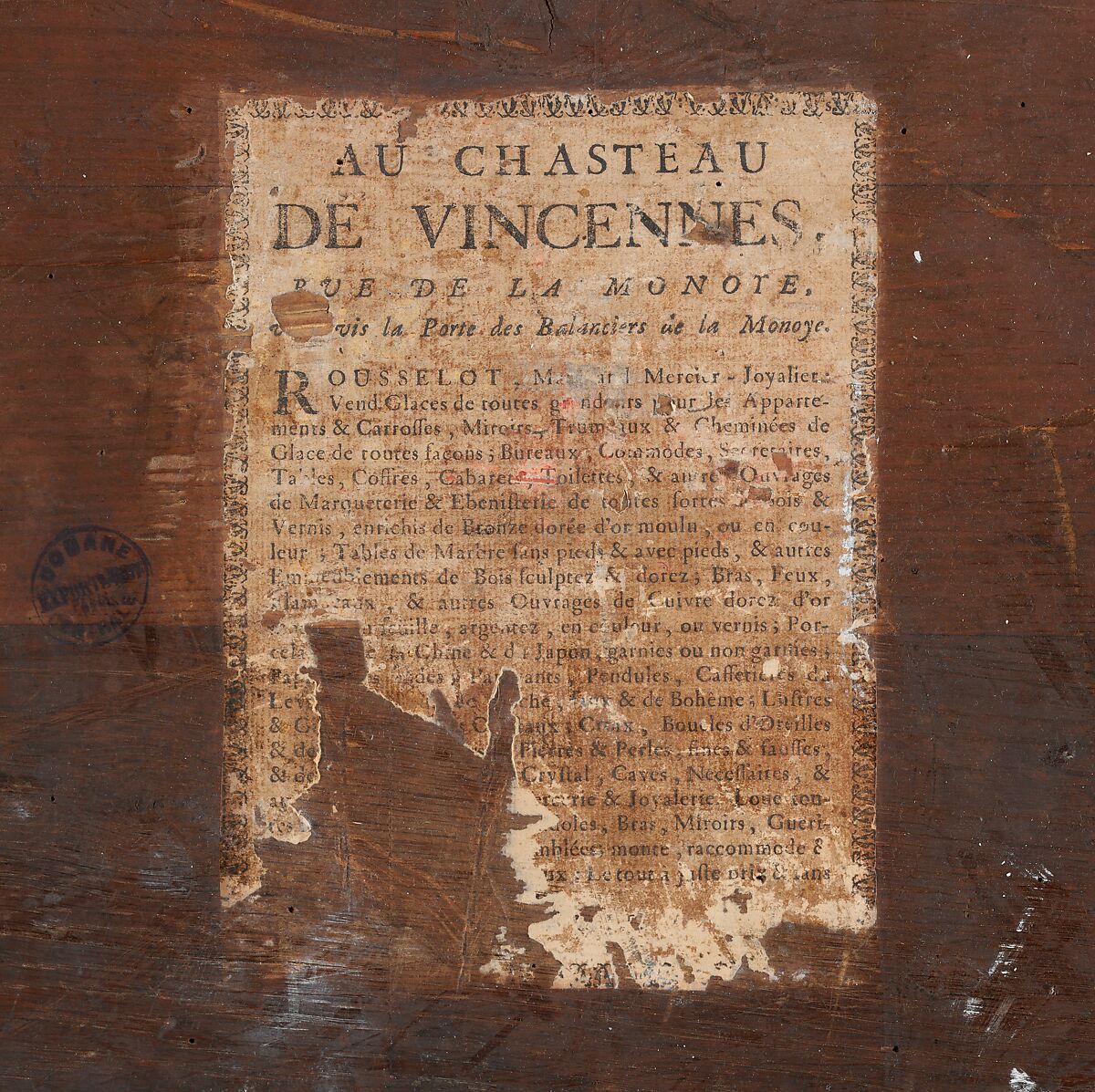 Commode, Charles Cressent (French, Amiens 1685–1768 Paris), Pine and oak veneered with amaranth and bois satiné; drawer bottoms of walnut, drawer sides of oak, drawer fronts of pine; gilt-bronze mounts; portoro marble top, French, Paris