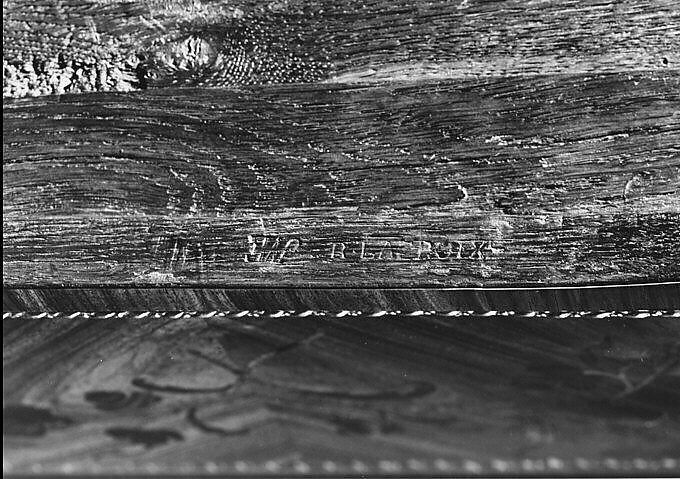 Writing table, Roger Vandercruse, called Lacroix (French, 1727–1799), Oak, veneered with rosewood, endcut kingwood, banding of holly, gilt-bronze, French, Paris