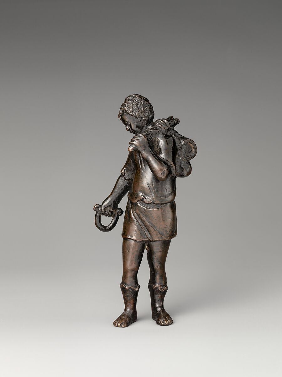 Tobias, Workshop of Severo Calzetta da Ravenna (Italian, active by 1496, died before 1543), Bronze, Italian, probably Ravenna