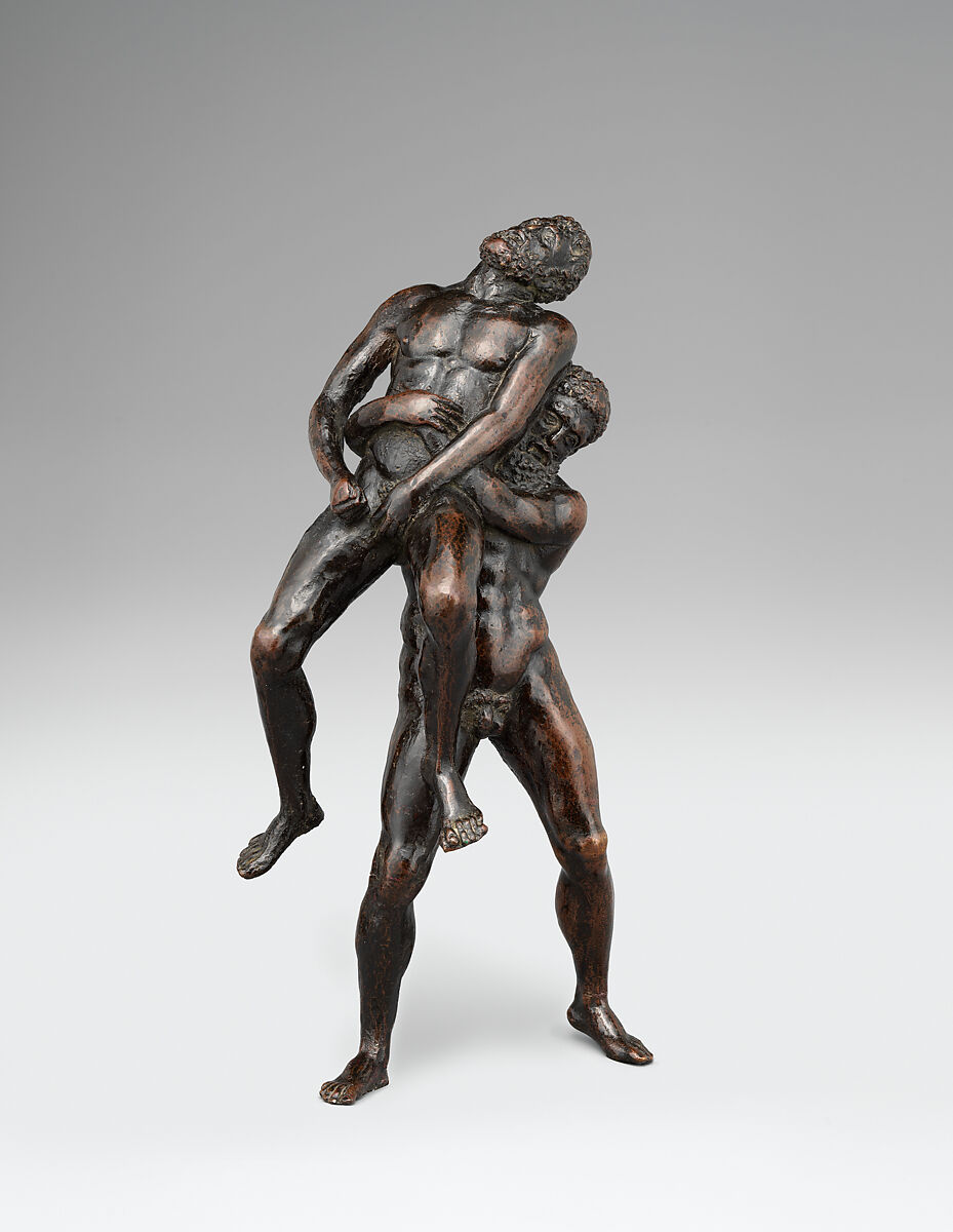 Hercules and Antaeus, possibly Italian