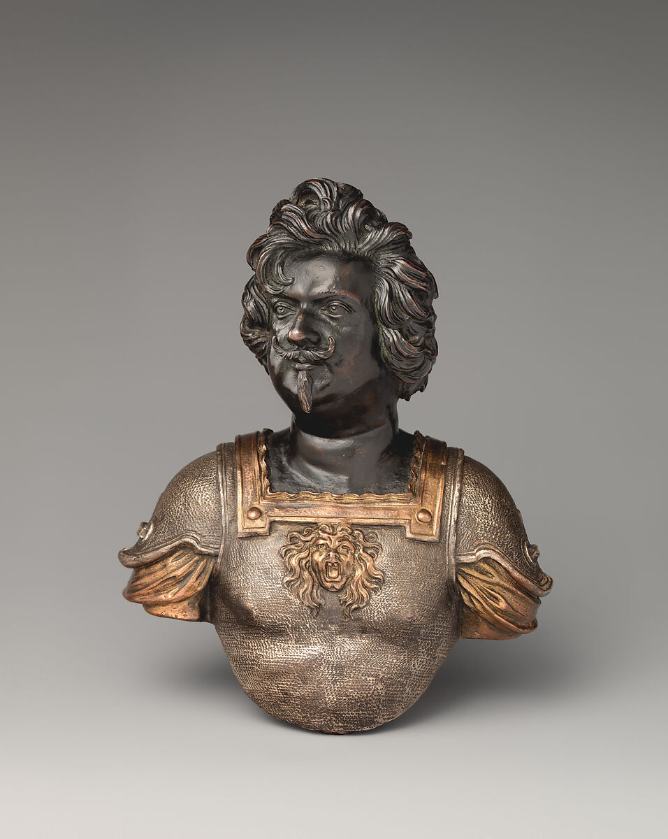 Paolo Giordano II Orsini, Duke of Bracciano, Probably cast by Johann Jakob Kornmann (called Cormano) (born Augsburg 1620, active Rome, died after 1672), Bronze, partially silvered, Italian, Rome 