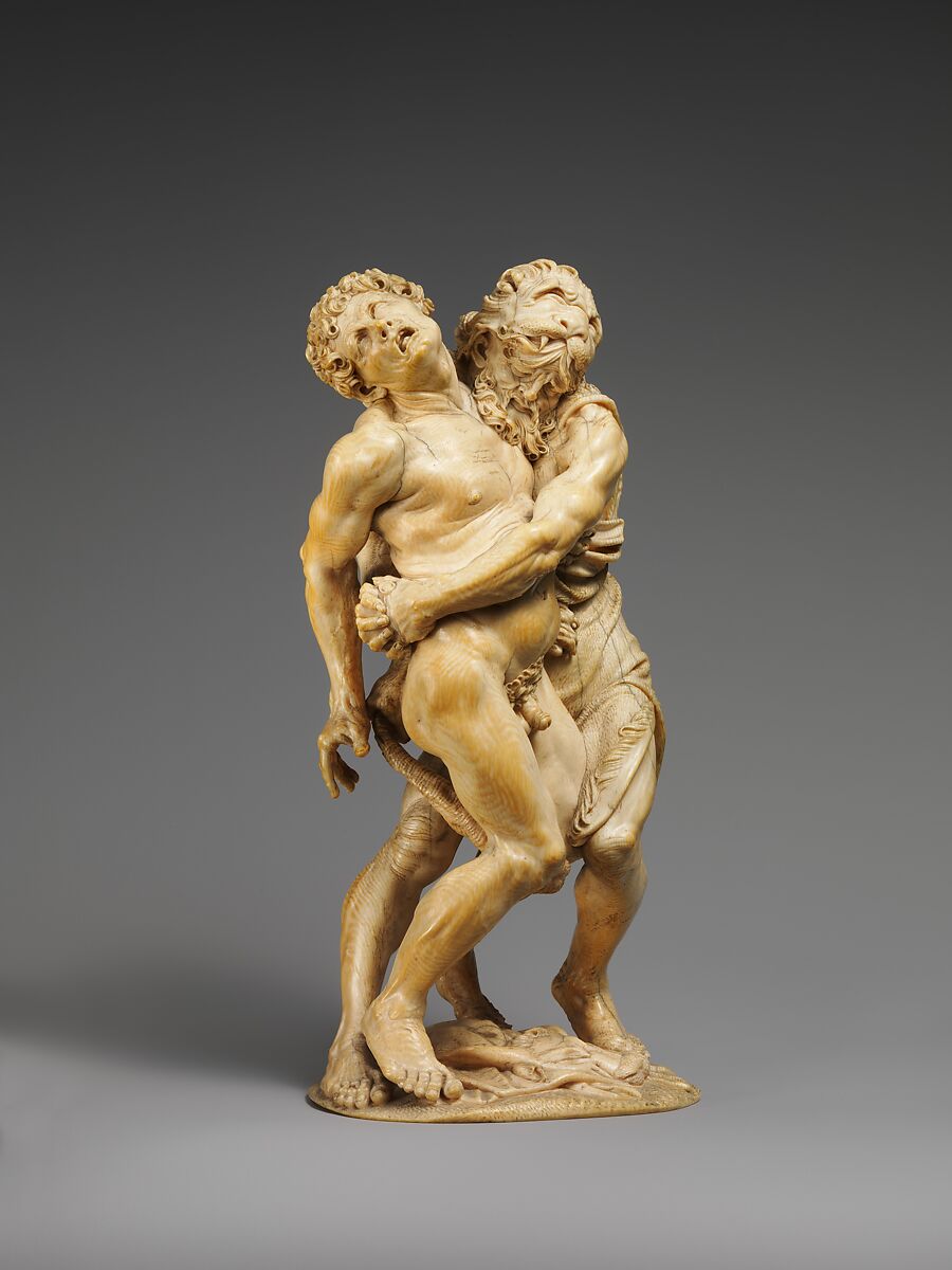 Hercules and Achelous, Attributed to the Master of the Martyrdom of St. Sebastian (Austrian), Ivory, probably Austrian