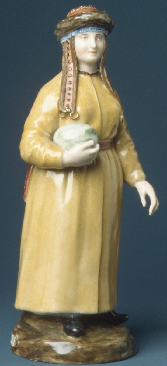 Tartar Woman, Imperial Porcelain Manufactory, St. Petersburg (Russian, 1744–present), Hard-paste porcelain, Russian, St. Petersburg 