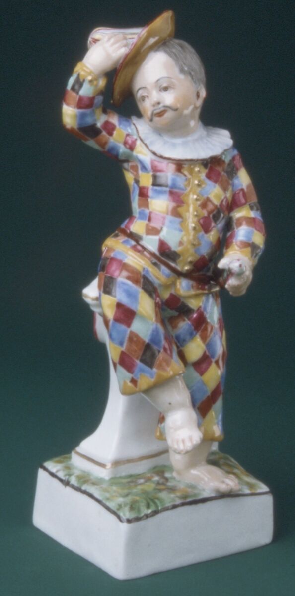 Harlequin, Gardner Manufactory (Russian), Hard-paste porcelain, Russian, Verbilki 