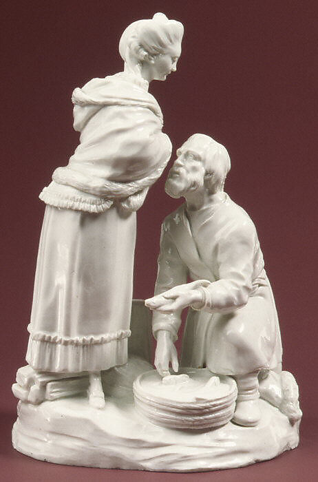 Fisherman, Imperial Porcelain Manufactory, St. Petersburg (Russian, 1744–present), Hard-paste porcelain, Russian, St. Petersburg 