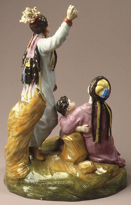 Female Shaman, Imperial Porcelain Manufactory, St. Petersburg (Russian, 1744–present), Hard-paste porcelain, Russian, St. Petersburg