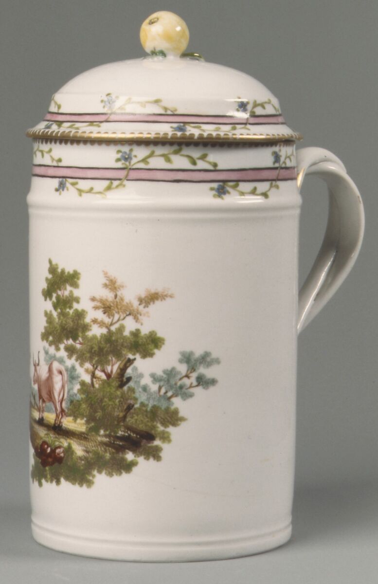 Tankard, Imperial Porcelain Manufactory, St. Petersburg (Russian, 1744–present), Hard-paste porcelain, Russian, St. Petersburg 