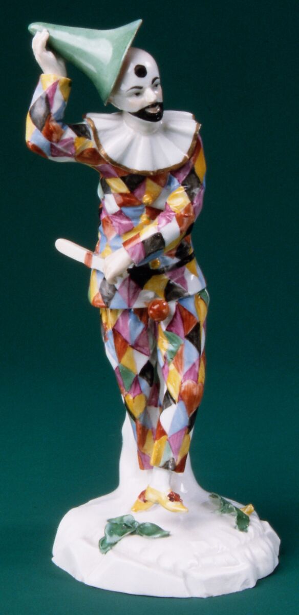 Harlequin, Fulda Pottery and Porcelain Manufactory (German, 1764–1789), Hard-paste porcelain, German, Fulda 