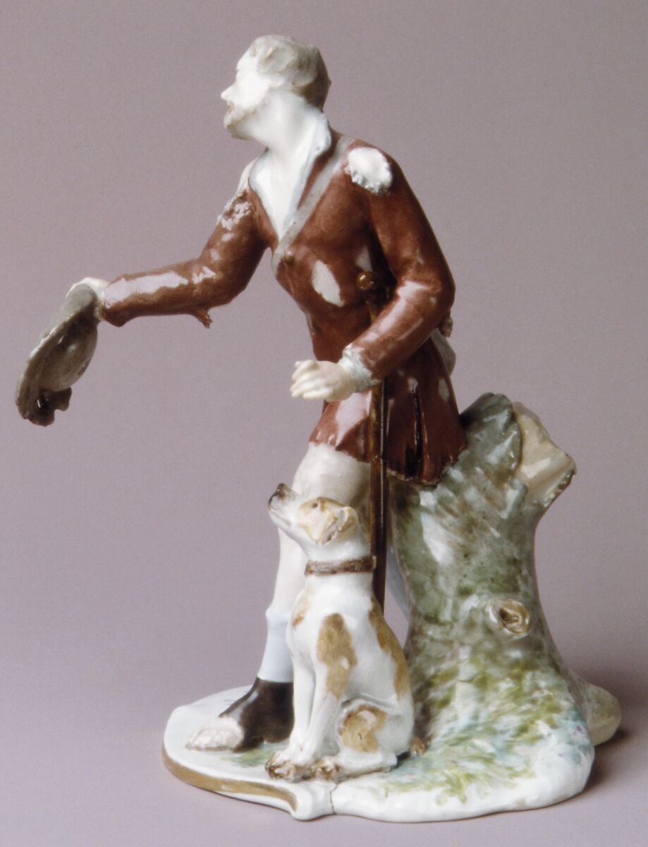 Beggar, Nymphenburg Porcelain Manufactory (German, 1747–present), Hard-paste porcelain, German, Nymphenburg