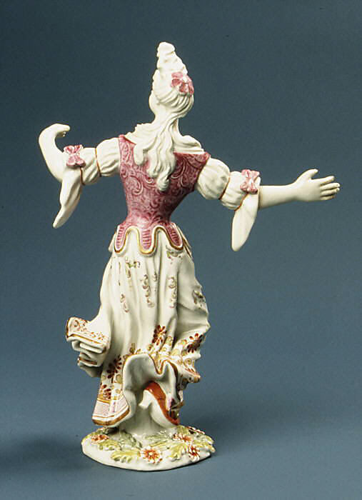 Dancing Girl, Vienna, Hard-paste porcelain, Austrian, Vienna