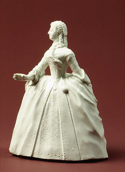 Standing Woman, Imperial Porcelain Manufactory  (Vienna, 1744–1864), Hard-paste porcelain, Austrian, Vienna 
