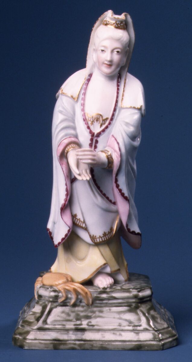 Kuan Yin, Höchst Manufactory (German, 1746–1796), Hard-paste porcelain, German, Höchst 