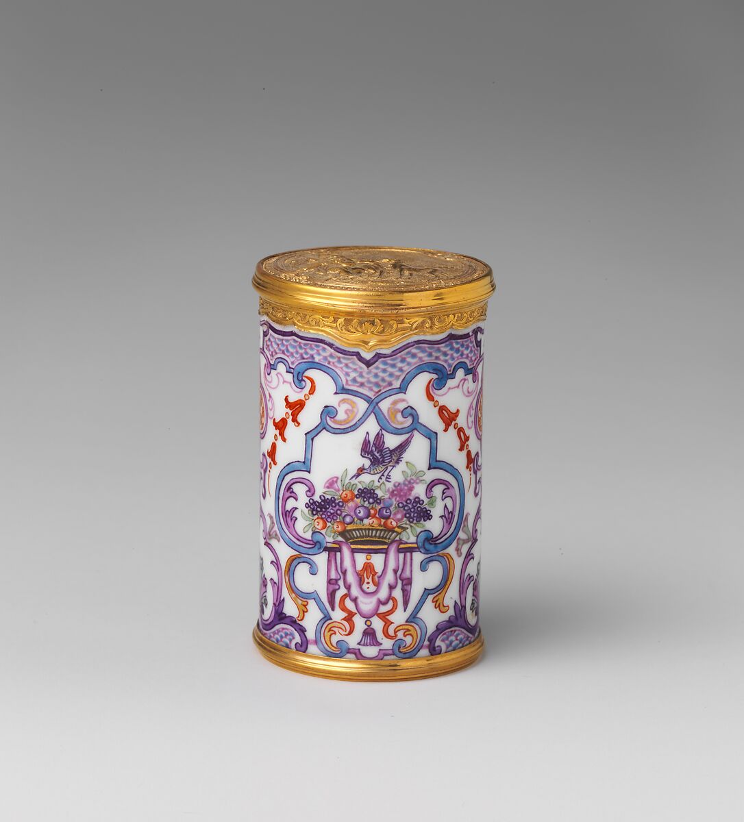 Counter box, Vienna, Hard-paste porcelain, gold, Austrian, Vienna 