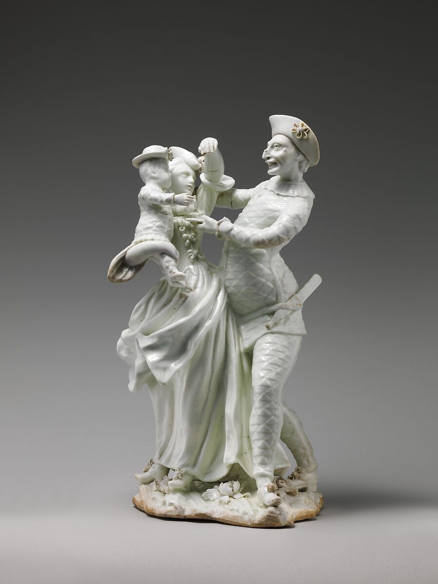 Harlequin family, Villeroy (French, 1734/37–1748), Tin-glazed soft-paste porcelain, French, Villeroy