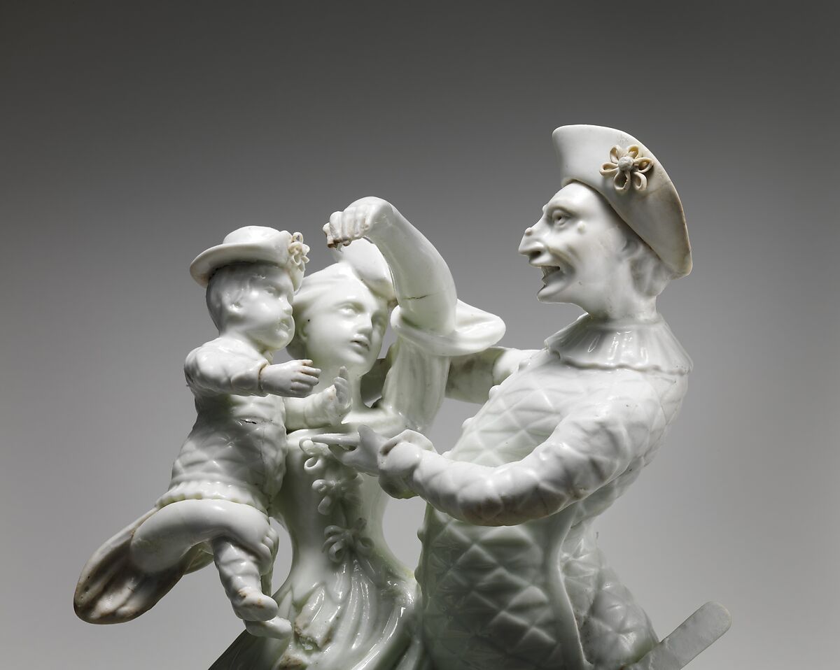 Harlequin family, Villeroy (French, 1734/37–1748), Tin-glazed soft-paste porcelain, French, Villeroy