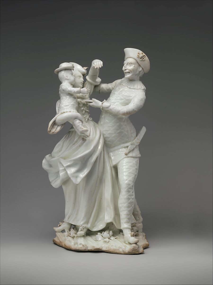 Harlequin family, Villeroy (French, 1734/37–1748), Tin-glazed soft-paste porcelain, French, Villeroy 