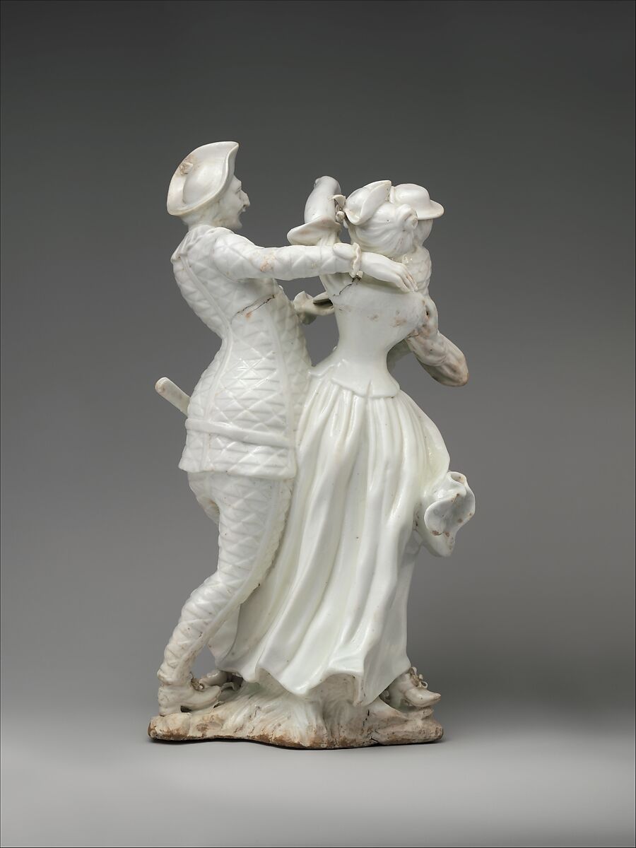 Harlequin family, Villeroy (French, 1734/37–1748), Tin-glazed soft-paste porcelain, French, Villeroy