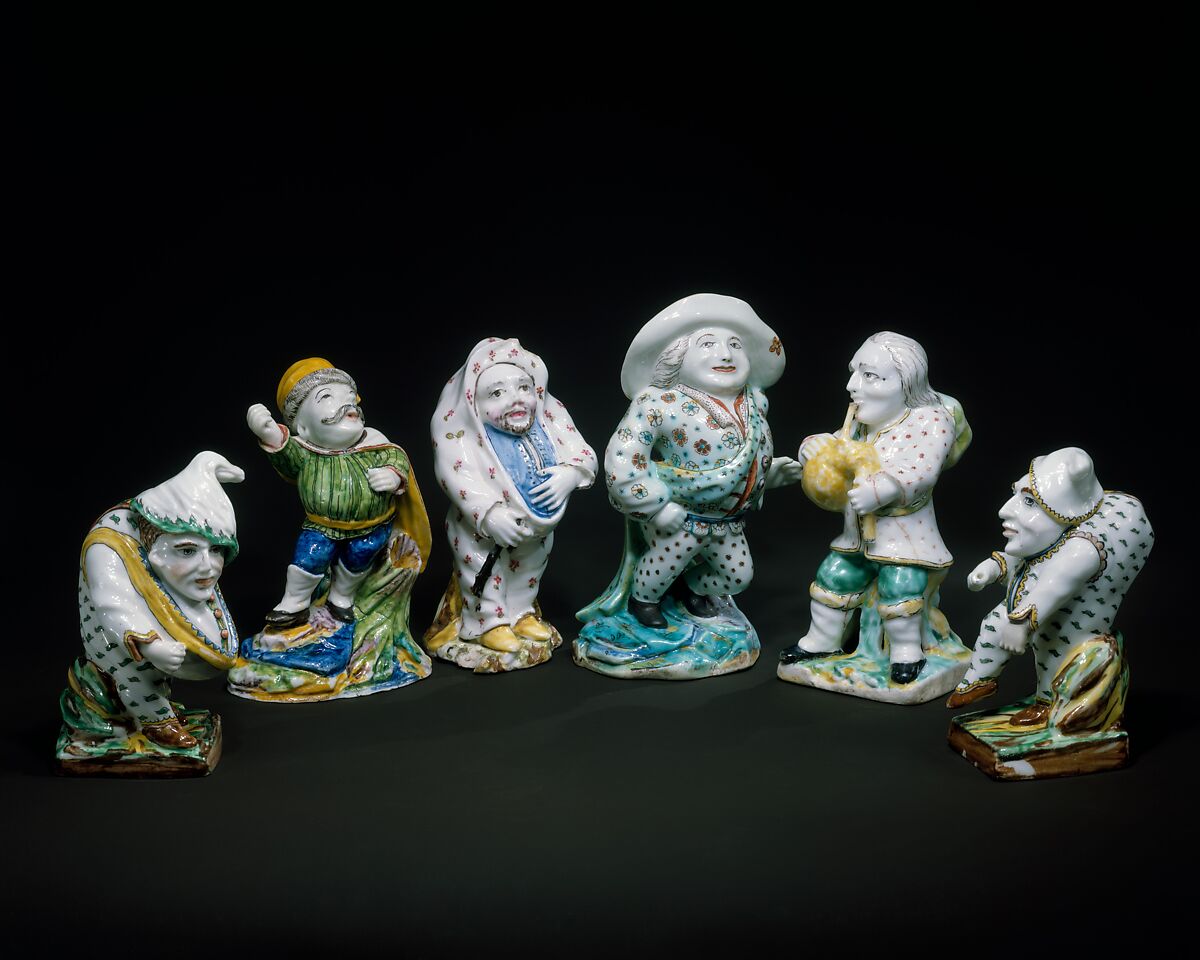 Bagpiper, Villeroy (French, 1734/37–1748), Soft-paste porcelain, French, Villeroy