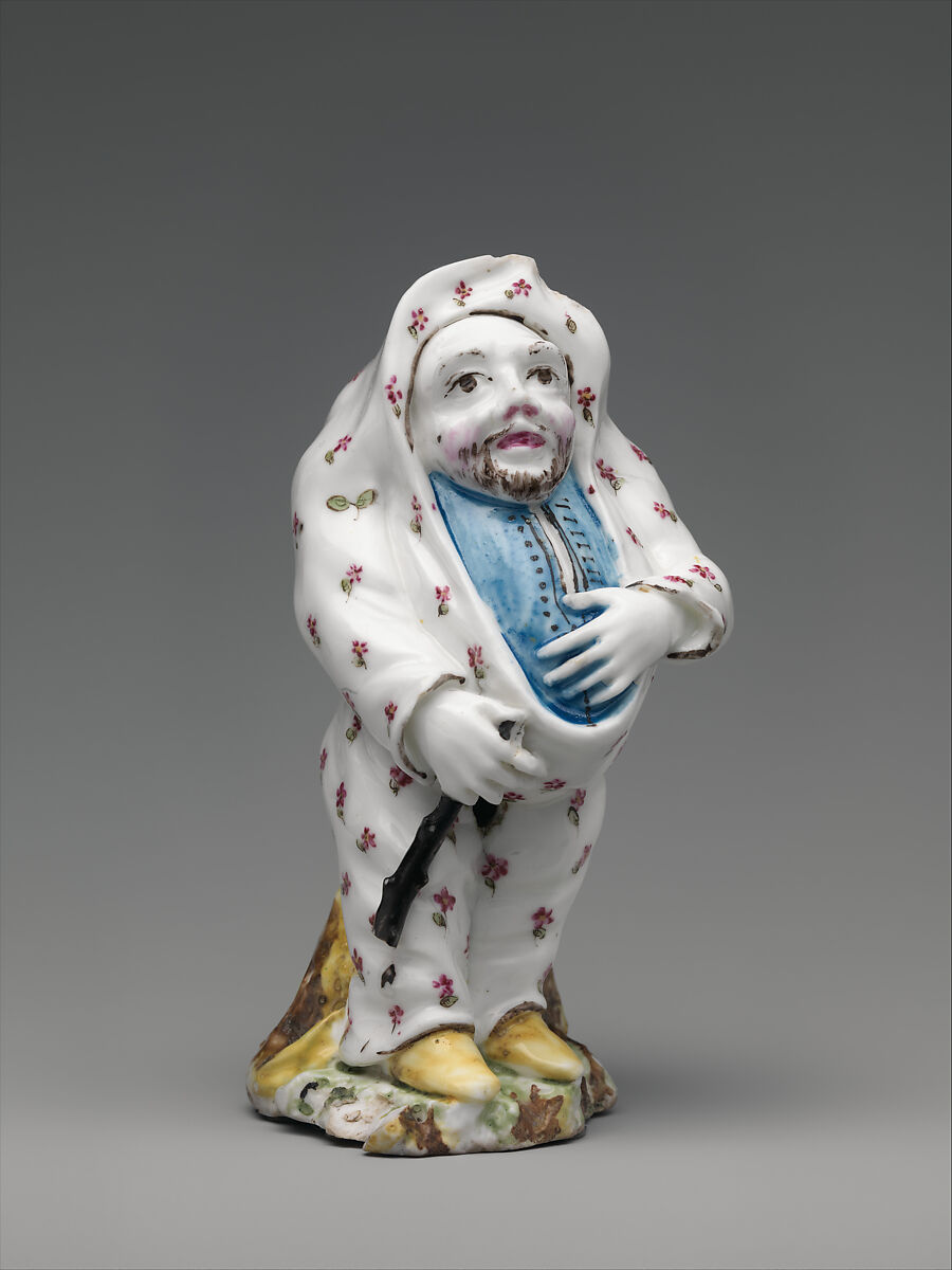 Hunchback, Mennecy, Soft-paste porcelain, French, Mennecy 