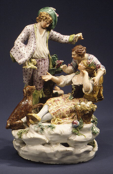 Pastoral Group, Le Nove Porcelain Manufactory, Hard-paste porcelain, Italian, Nove 