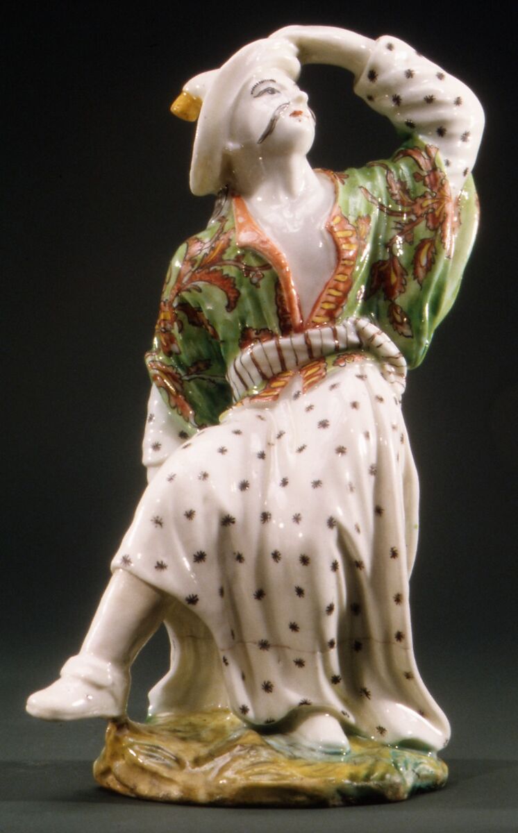 Dancers as Orientals, Villeroy (French, 1734/37–1748), Soft-paste porcelain, French, Villeroy