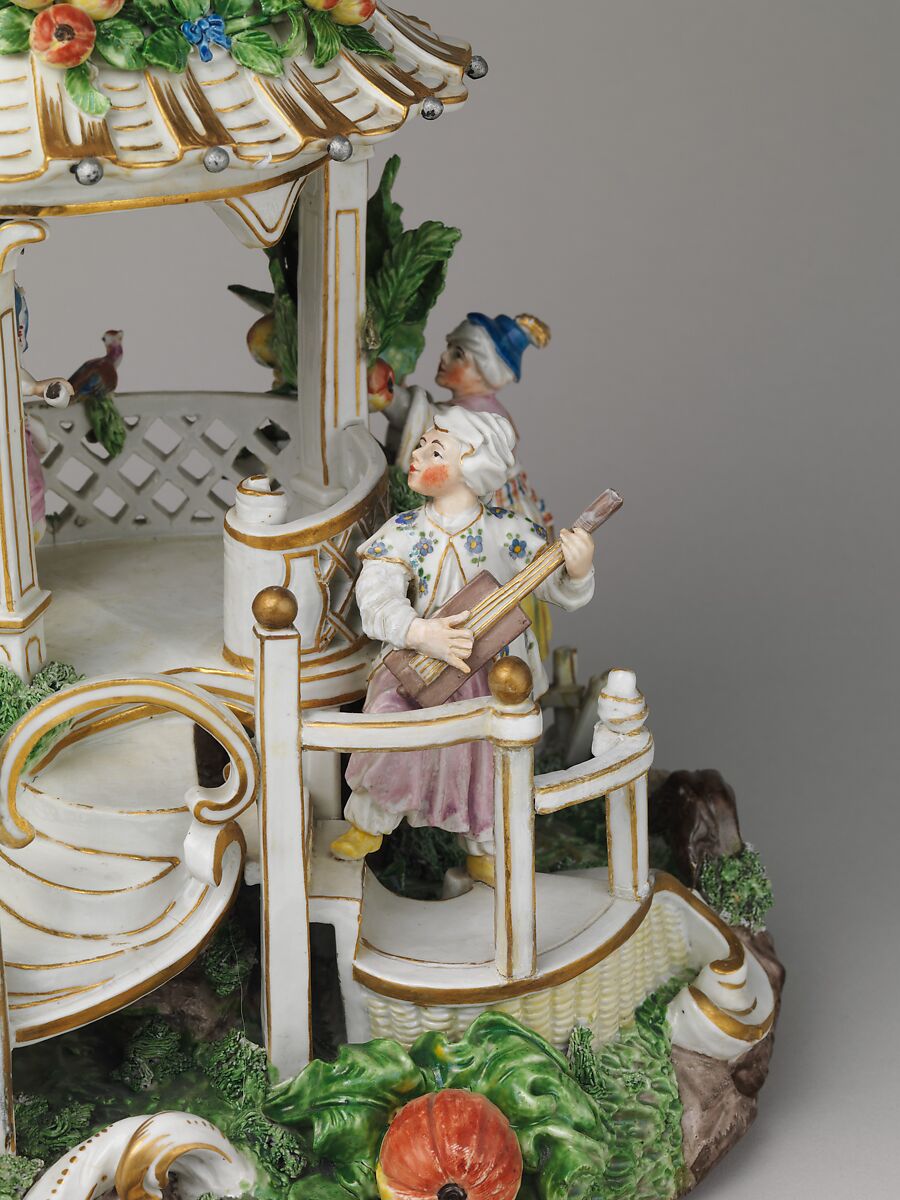 Chinese Pavilion, Frankenthal Porcelain Manufactory (German), Hard-paste porcelain, German, Frankenthal