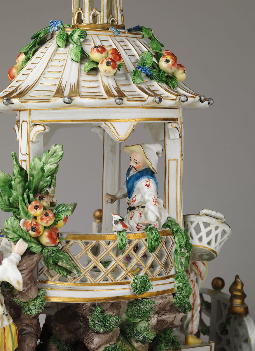 Chinese Pavilion, Frankenthal Porcelain Manufactory (German), Hard-paste porcelain, German, Frankenthal