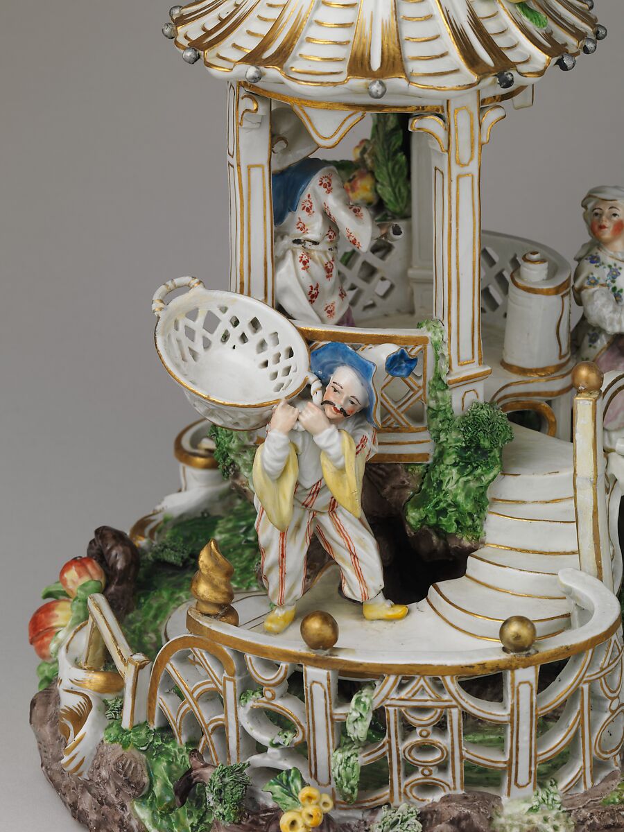 Chinese Pavilion, Frankenthal Porcelain Manufactory (German), Hard-paste porcelain, German, Frankenthal