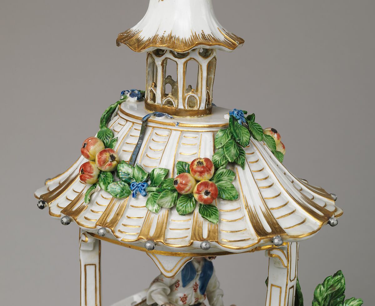 Chinese Pavilion, Frankenthal Porcelain Manufactory (German), Hard-paste porcelain, German, Frankenthal