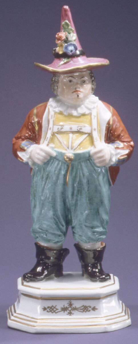 The Court Jester Joseph Fröhlich, Meissen Manufactory (German, 1710–present), Hard-paste porcelain, German, Meissen 