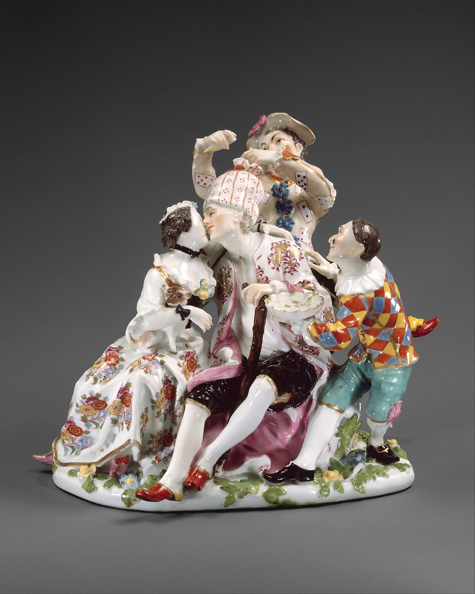 The Deceived Weakling, Meissen Manufactory (German, 1710–present), Hard-paste porcelain, German, Meissen 