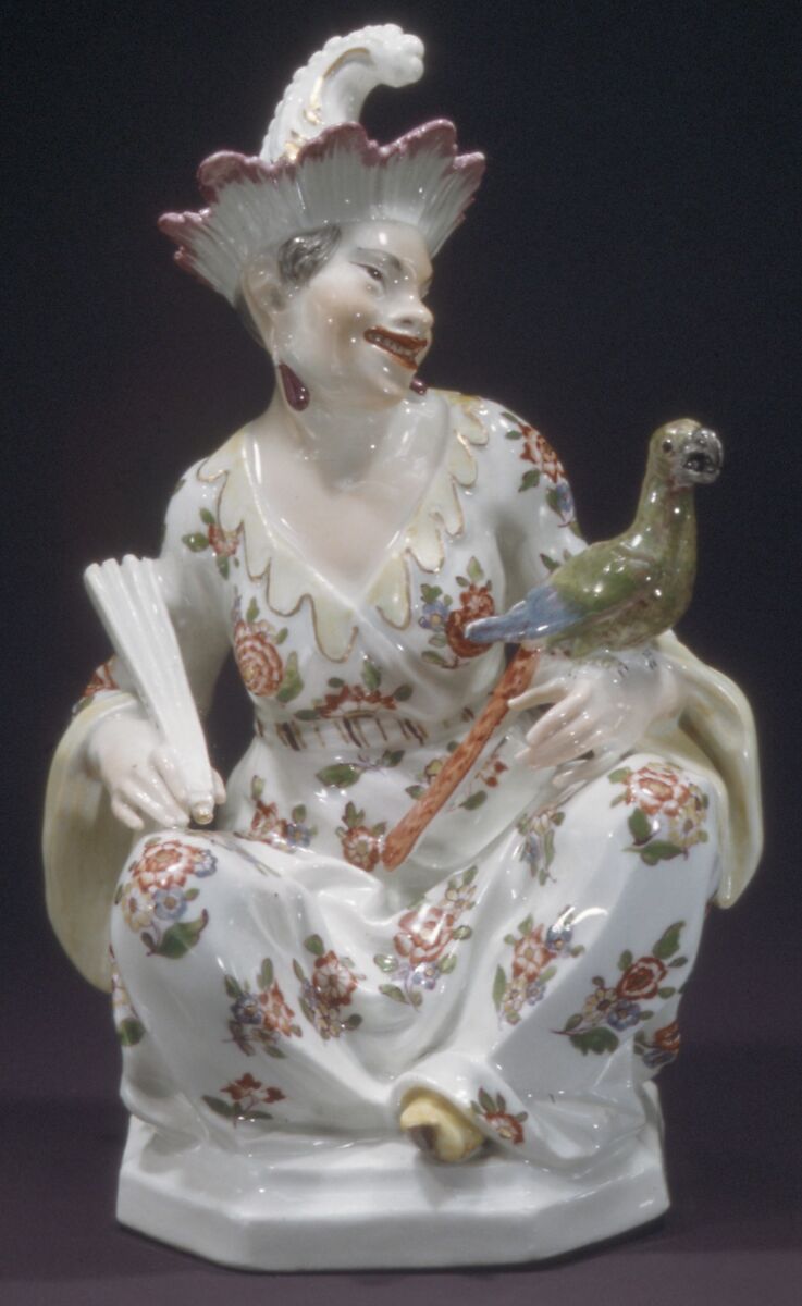 Chinese Couple, Meissen Manufactory (German, 1710–present), Hard-paste porcelain, German, Meissen
