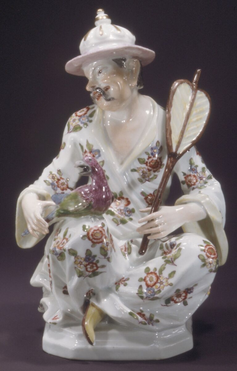 Chinese Couple, Meissen Manufactory (German, 1710–present), Hard-paste porcelain, German, Meissen