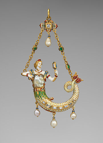 Pendant in the form of a mermaid