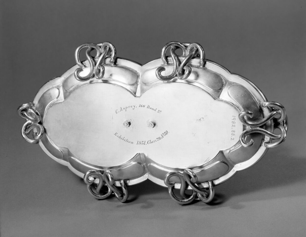 Pen tray (part of a set), Asprey (British, founded 1781), Gilt bronze, malachite, British, London