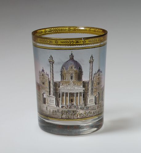 Beaker with view of the Karlskirche, Vienna