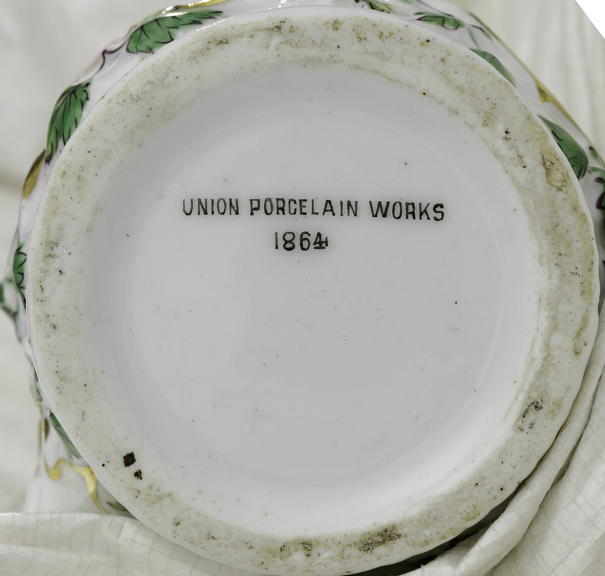 Mug, Union Porcelain Works (American, 1863–1922), Porcelain, American