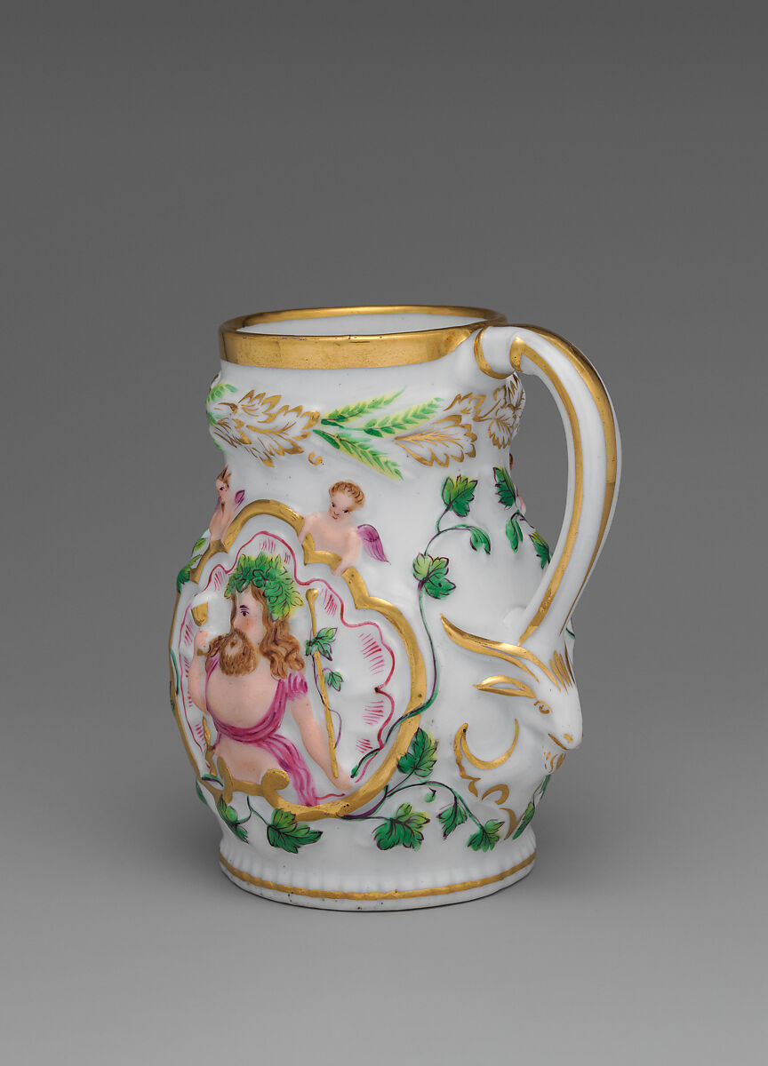 Mug, Union Porcelain Works (American, 1863–1922), Porcelain, American