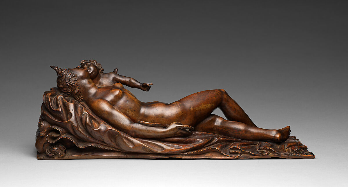 Venus Disarming Cupid, Pearwood, probably German