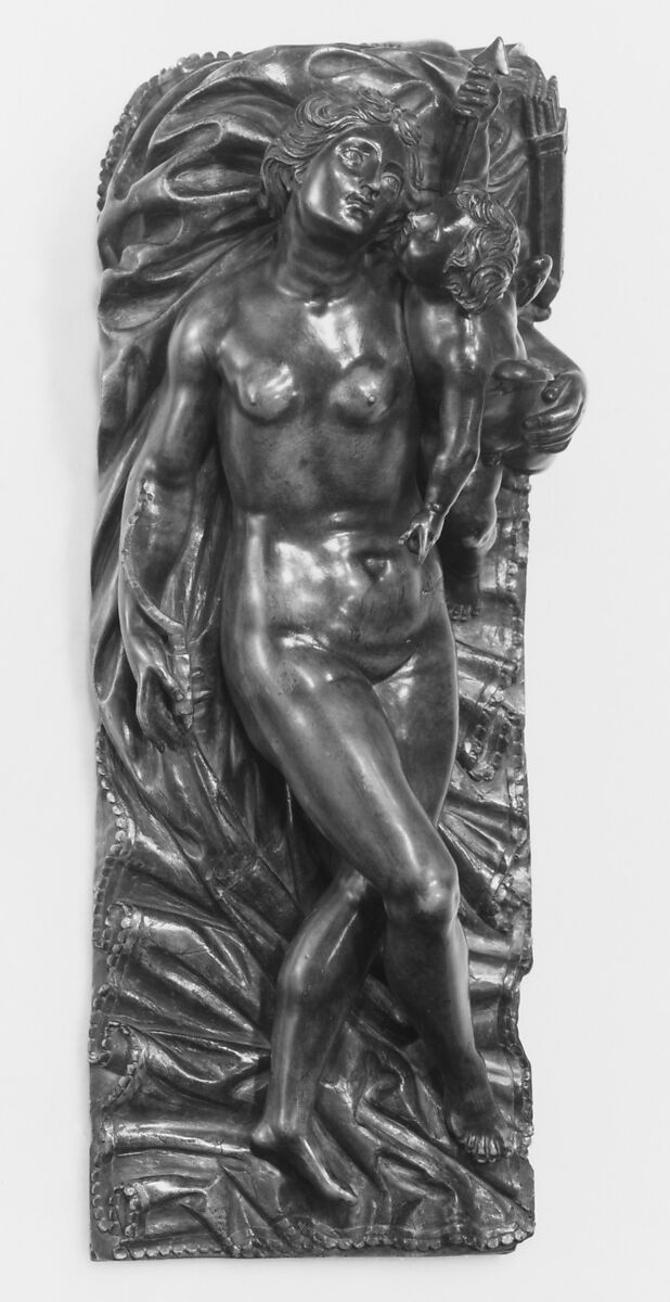 Venus Disarming Cupid, Pearwood, probably German 