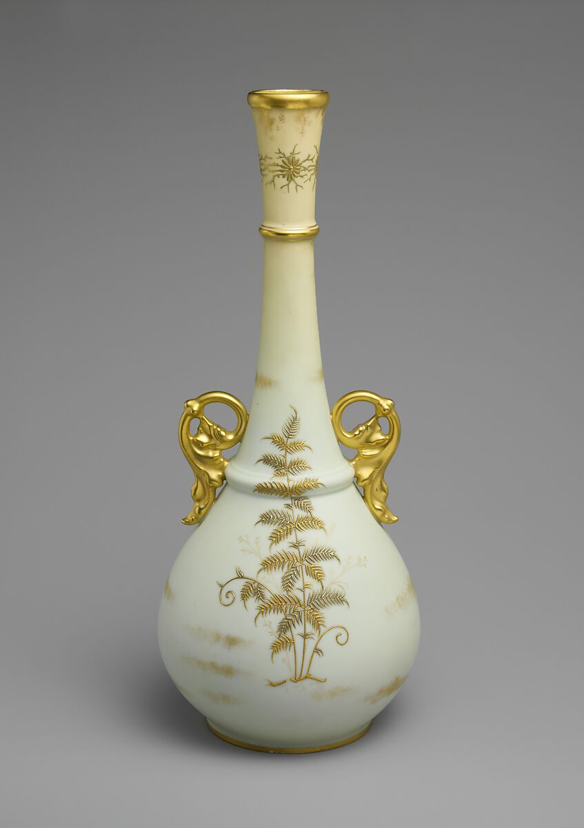 Vase, Ohio Valley China Company (1891–1895), Porcelain, American