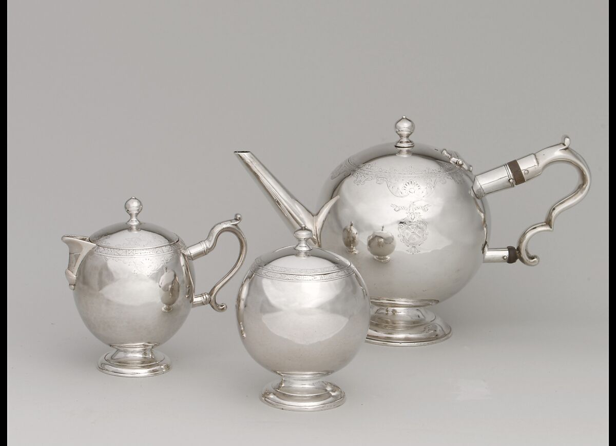 Sugar bowl, James Tait (adm. 1704), Silver, Scottish, Edinburgh