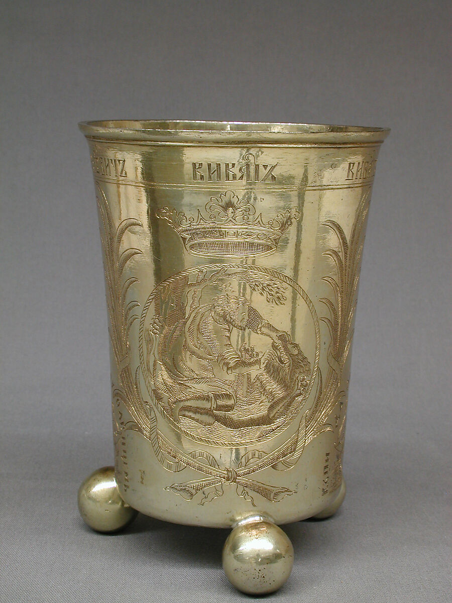 Beaker (Stopa), Silver gilt, Russian, Moscow